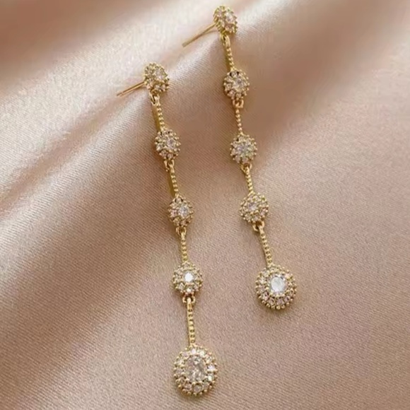 Jewelry - Gold Filled Cubic Zirconia Earrings